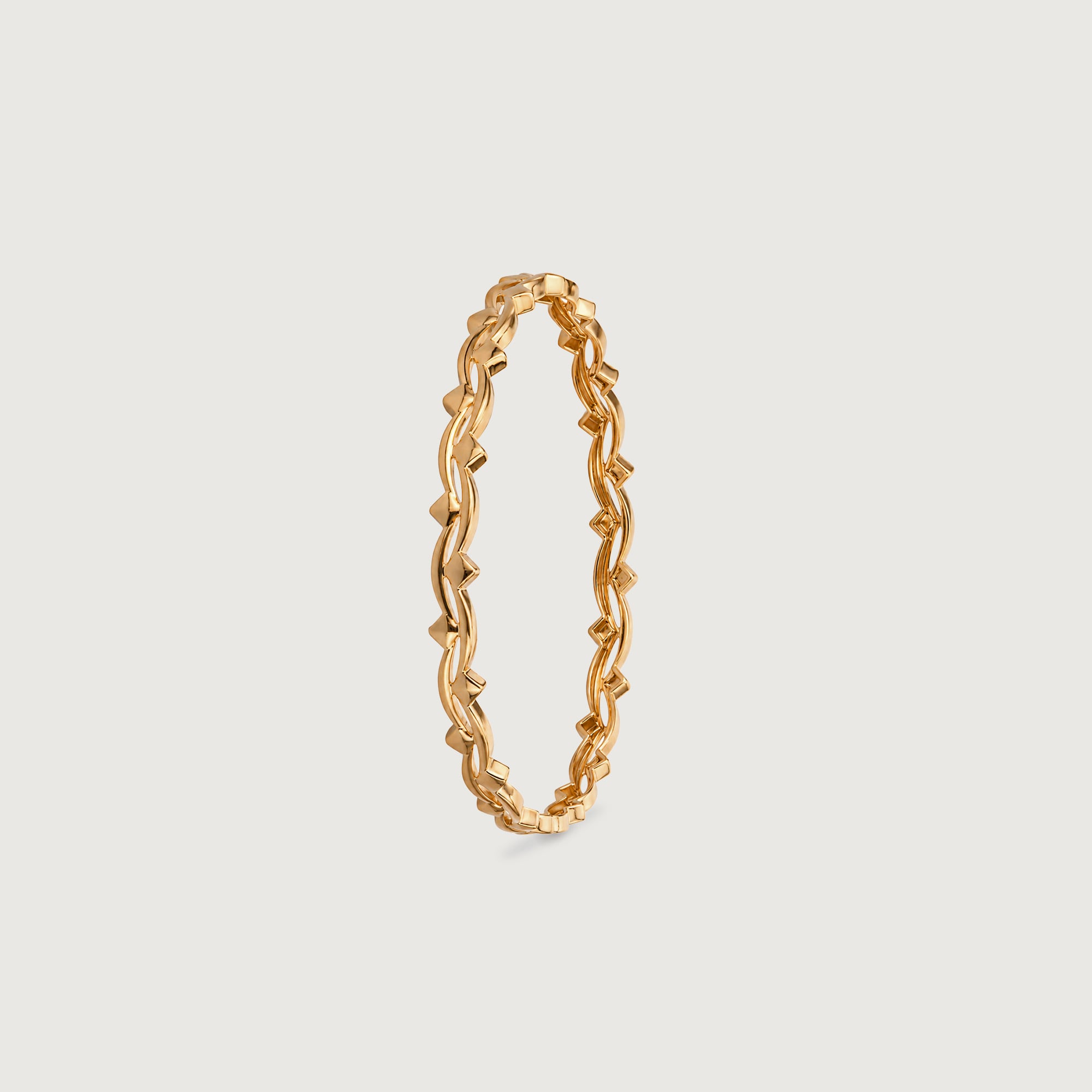 Fluid Weave Gold Bangle,,hi-res thumbnail 4