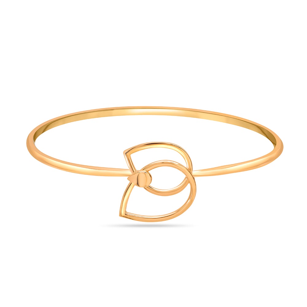14KT Yellow Gold Interwoven Elegance Bangle,,hi-res thumbnail 3
