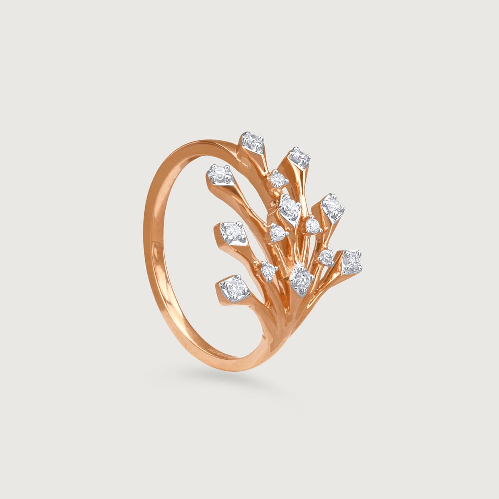Crown Bloom Diamond Ring,,hi-res thumbnail 4