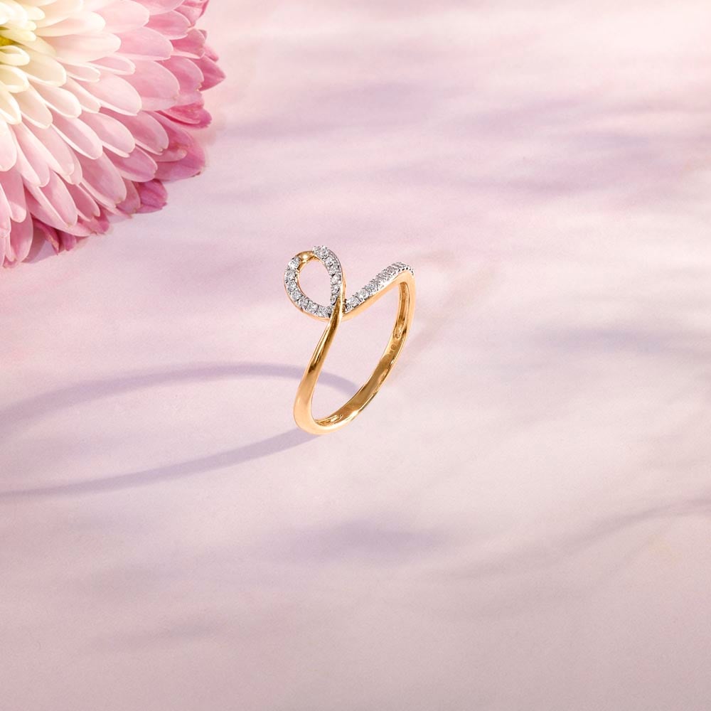 Infinity Flow Diamond Ring