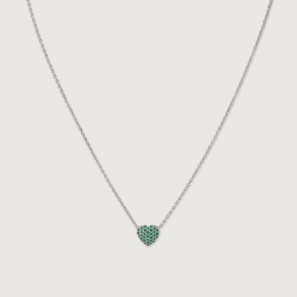Chic Mint Silver Earrings and Necklace Set,,hi-res thumbnail 4