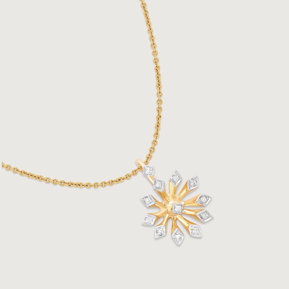 Whimsy Bloom Diamond Pendant,,hi-res thumbnail 3