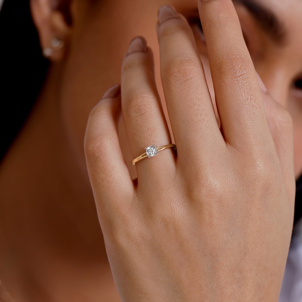 Classic Poised Diamond Ring,,hi-res thumbnail 2