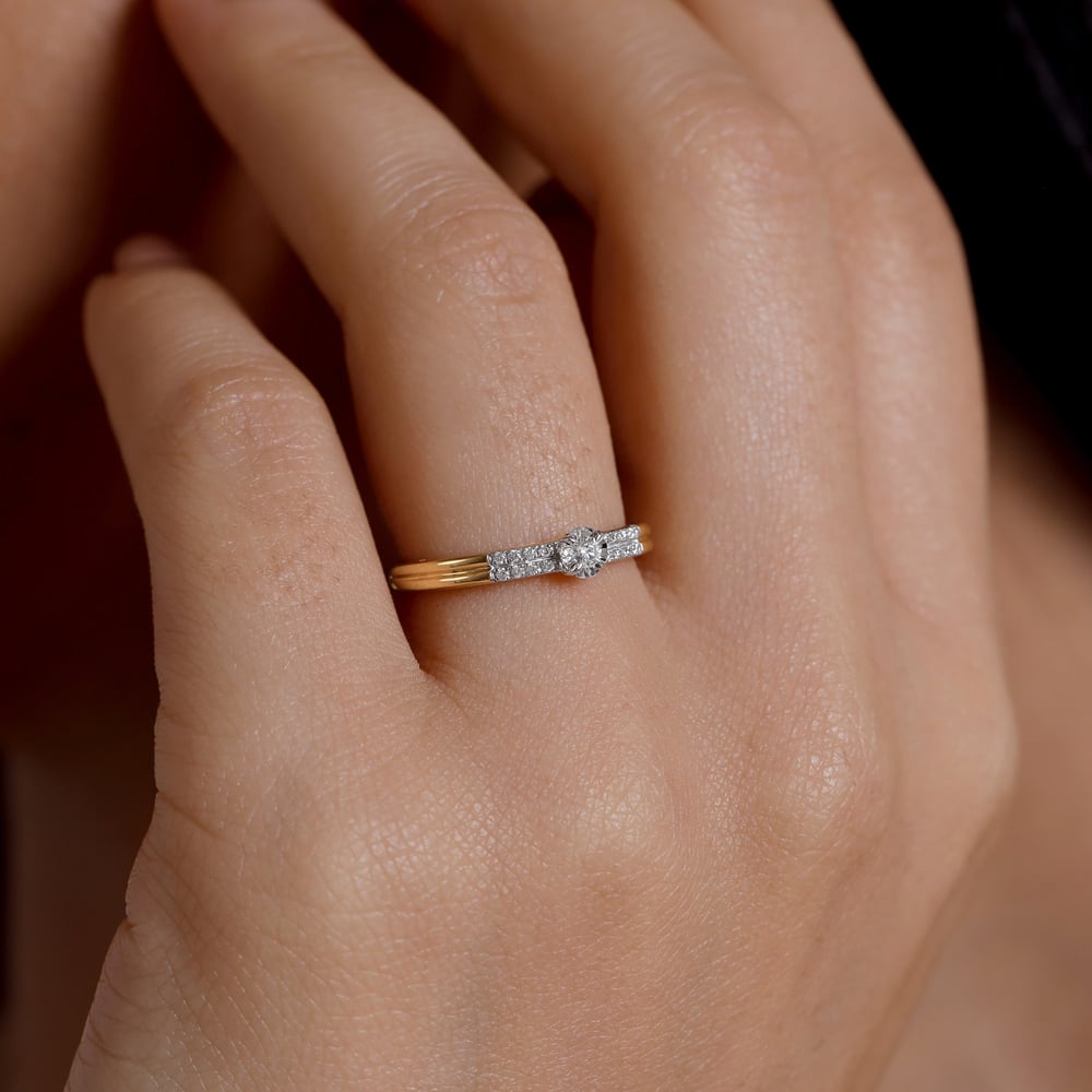 Graceful Layered Diamond Ring,,hi-res thumbnail 2
