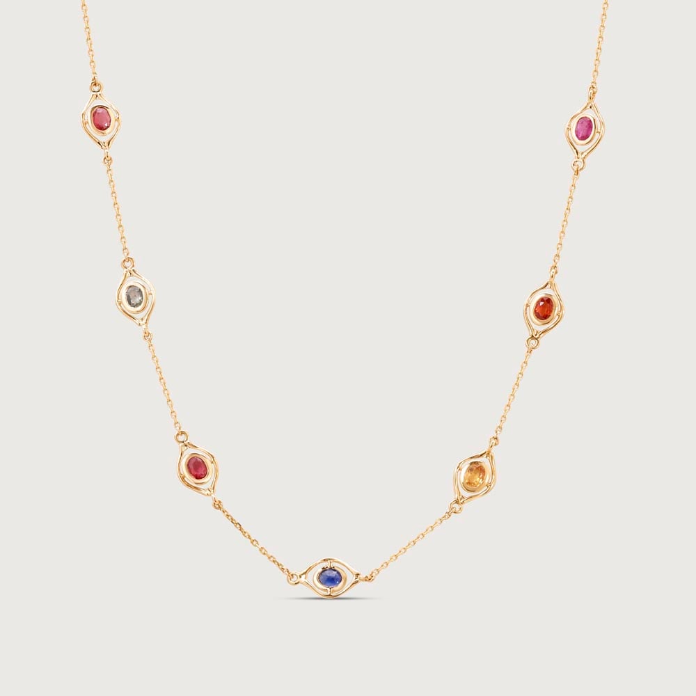 Lustrous Hue Sapphire Chain,,hi-res thumbnail 3