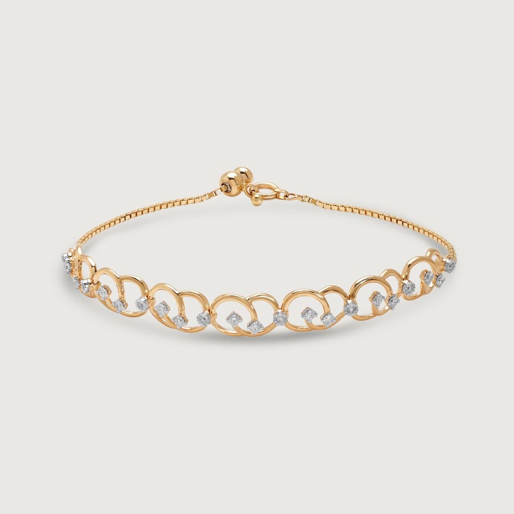 Graceful Curve Diamond Bracelet,,hi-res thumbnail 3