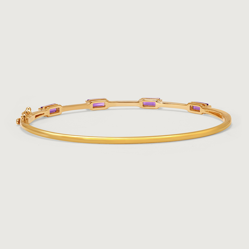 Lustrous Violet Amethyst Bangle,,hi-res thumbnail 4