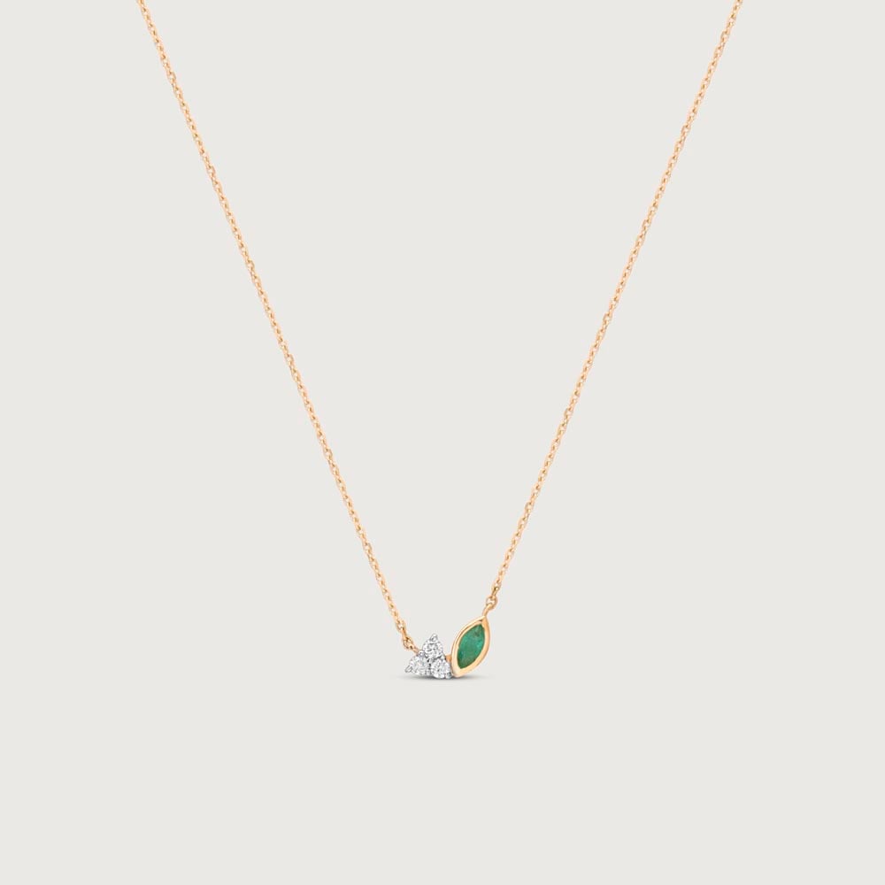 Verdant Whisper Diamond Necklace,,hi-res thumbnail 3