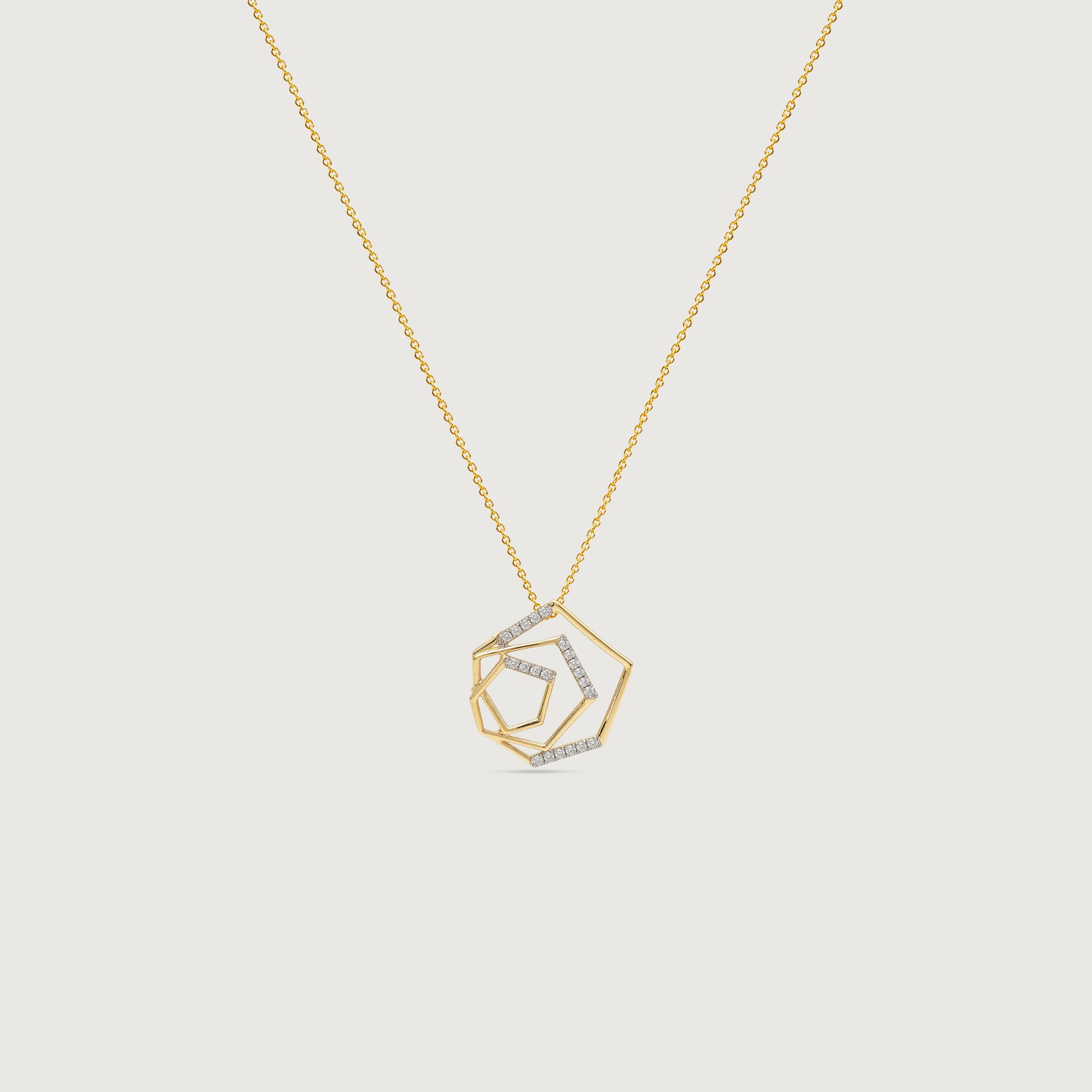 Playful Dimension Diamond Pendant,,hi-res thumbnail 5