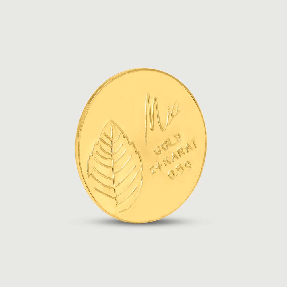 0.5 Gram 24 Karat Tulsi Gold Coin,,hi-res thumbnail 4