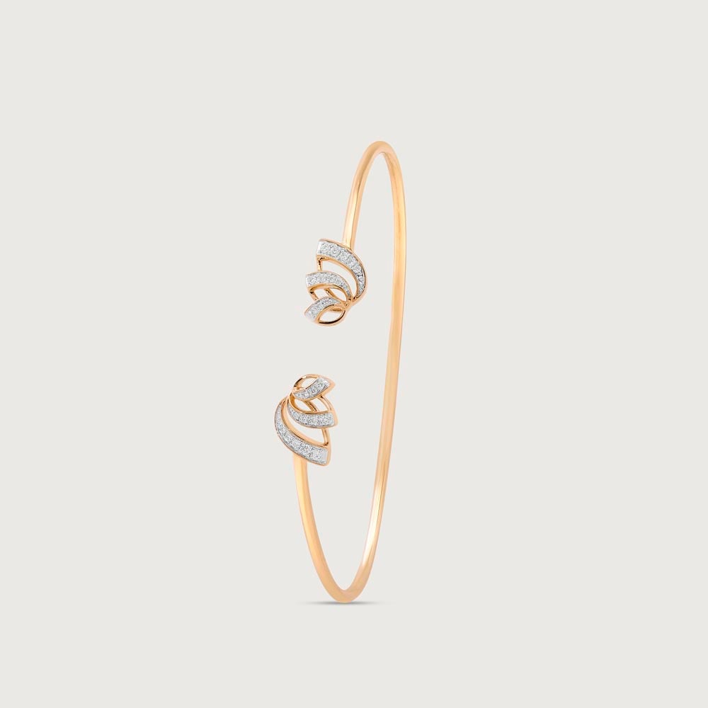 Lotus Bloom Diamond Bangle,,hi-res thumbnail 4