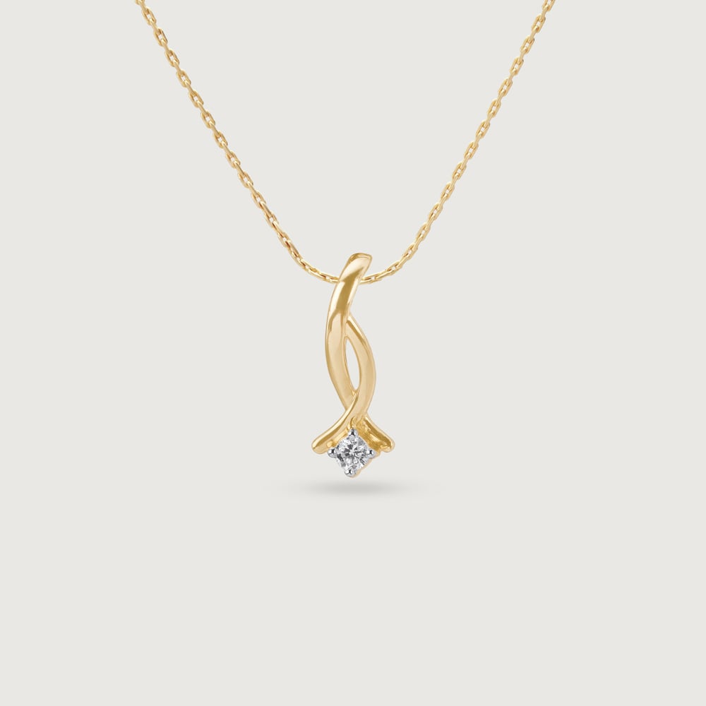 Twisty Gleam Diamond Pendant,,hi-res thumbnail 3
