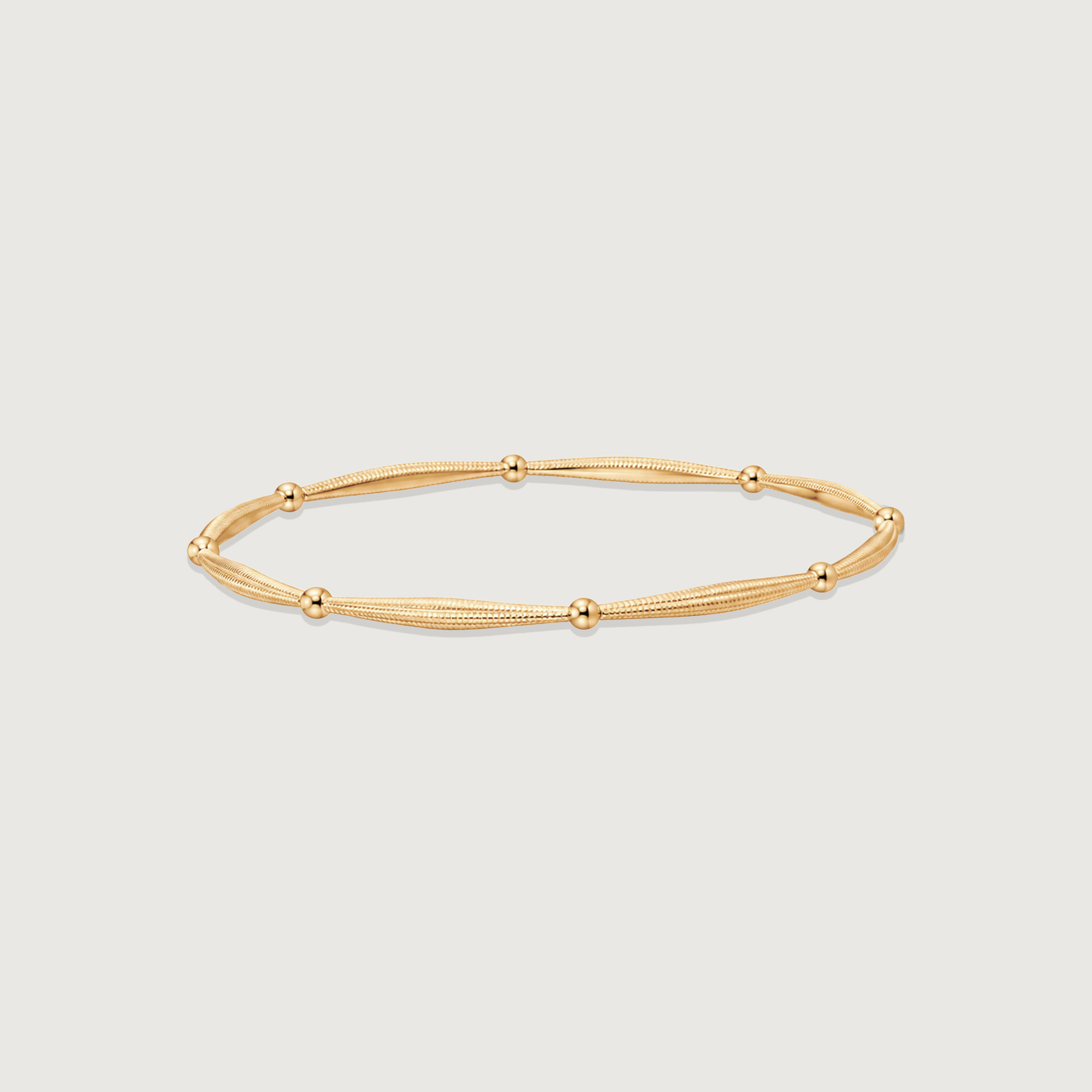 Serene Interval Gold Bangle,,hi-res thumbnail 3