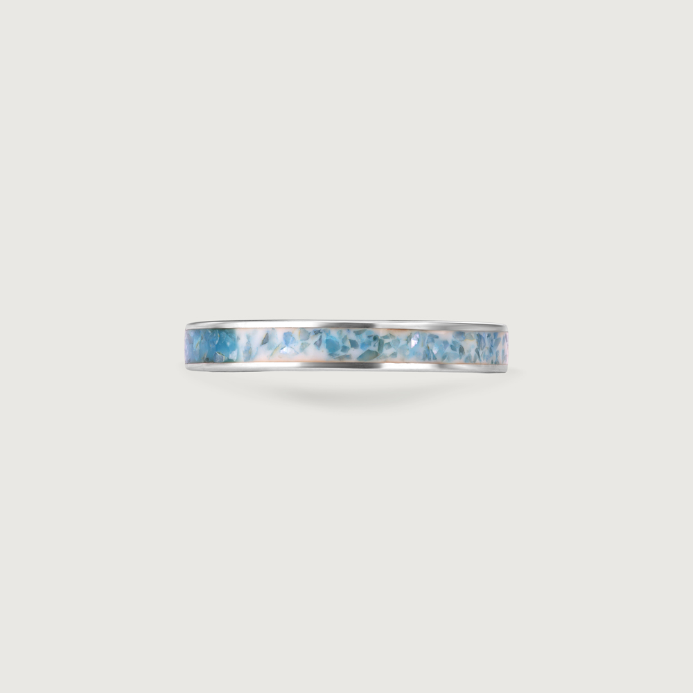 Vibrant Textured Mother of Pearl Silver Ring,,hi-res thumbnail 4