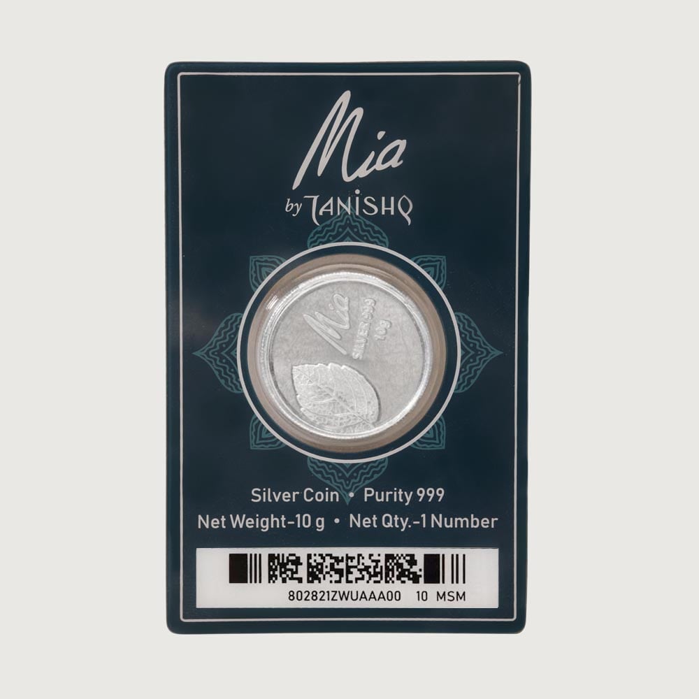 10 GM 999 Sacred Tulsi Leaf silver Coin,,hi-res thumbnail 5