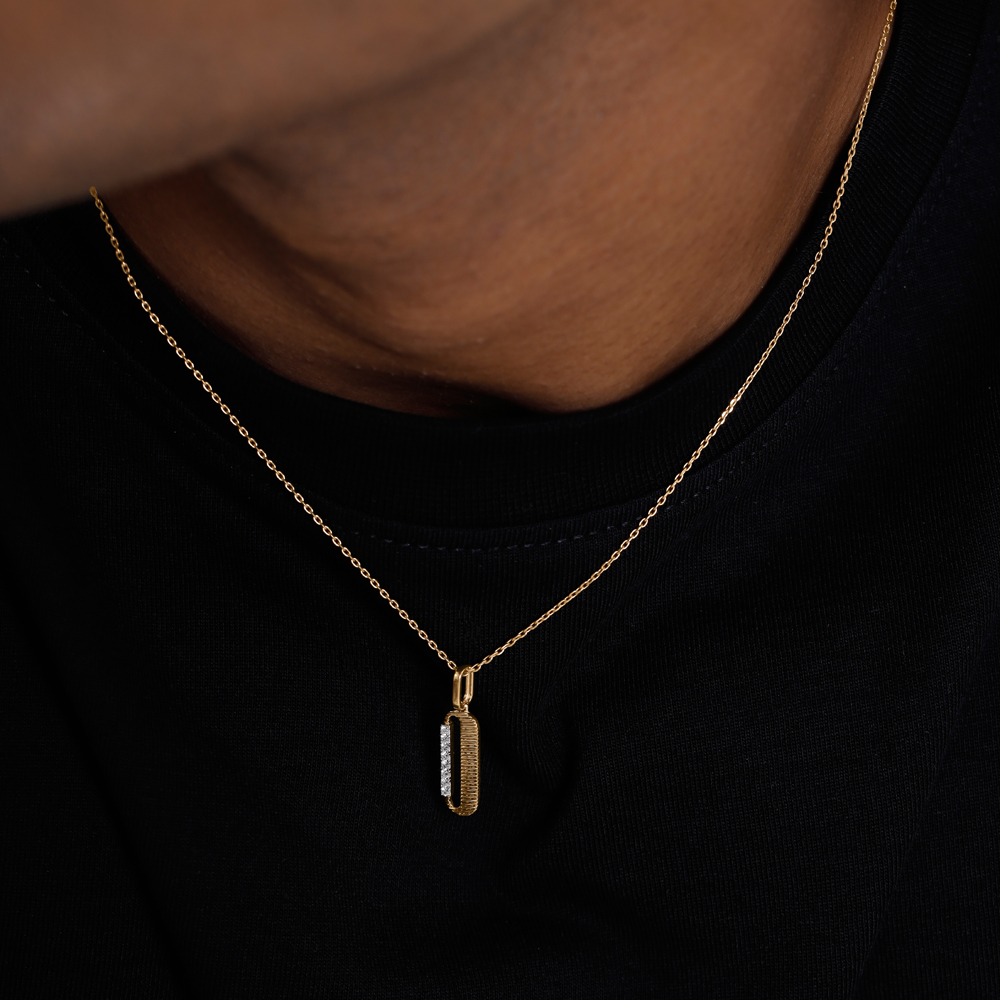 Sleek Linear Diamond Pendant,,hi-res thumbnail 2