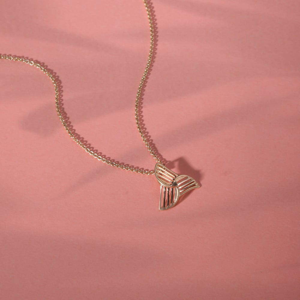 14KT Yellow Gold Lighter Side Of Work Pendant