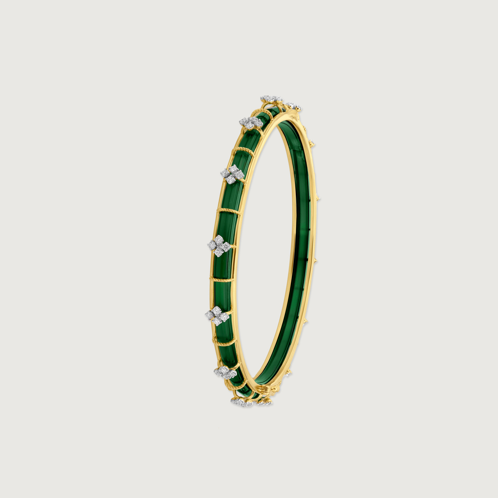 Charming Floral Diamond Bangle,,hi-res thumbnail 5