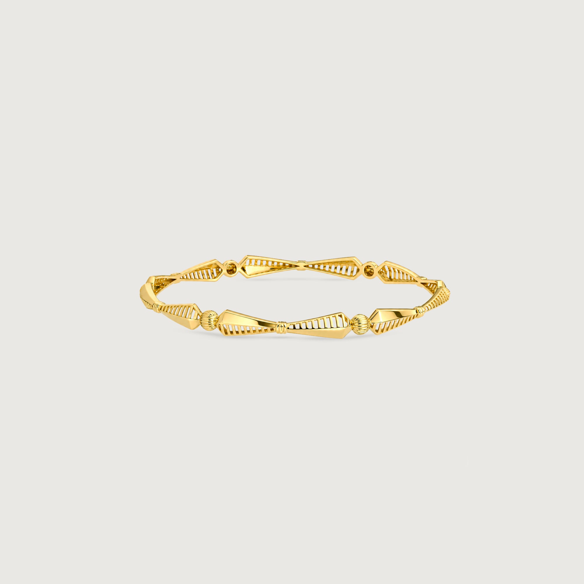 Rhythmic Facet Gold Bangle,,hi-res thumbnail 3