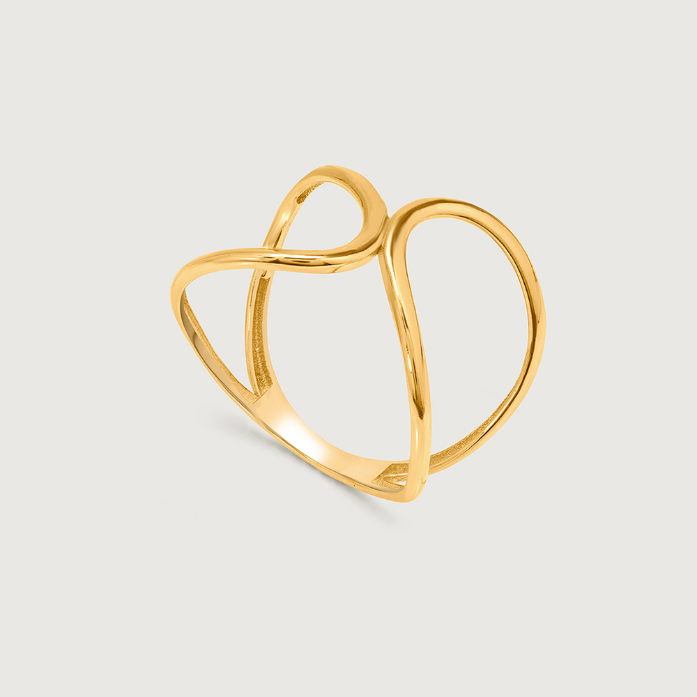 Entwined Elegance 18KT Gold Ring