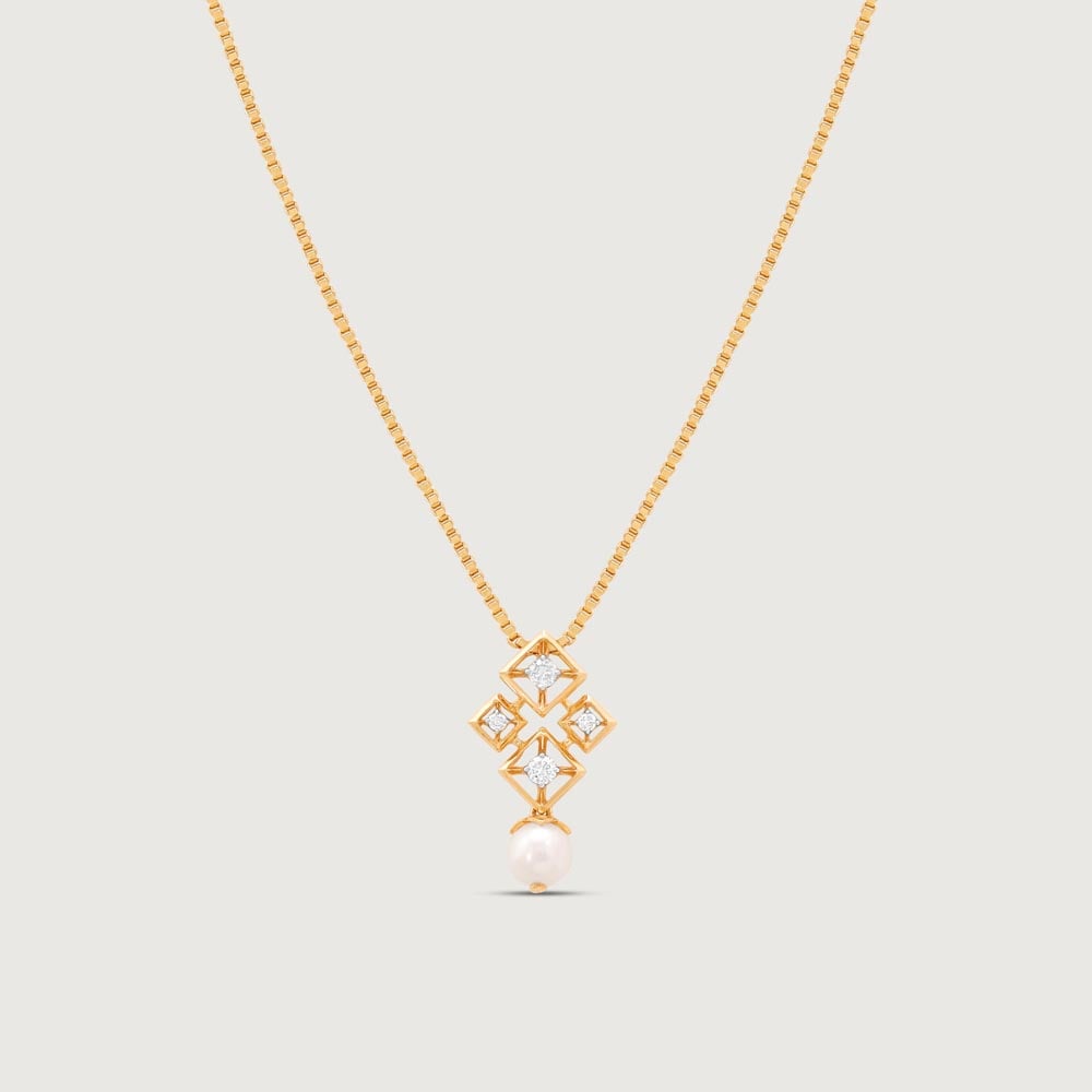 Soft Geometry Diamond Pendant,,hi-res thumbnail 3