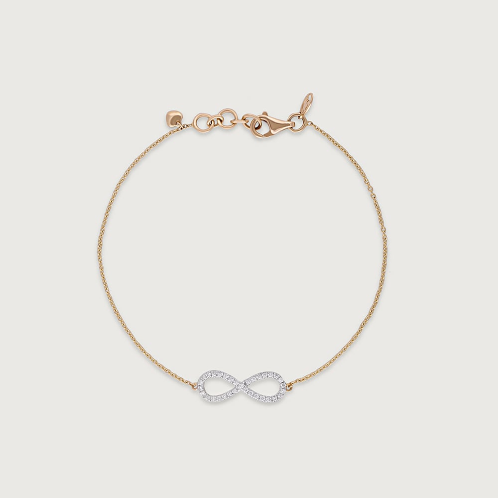 Infinity Elegance Diamond & Gold Bracelet,,hi-res thumbnail 3