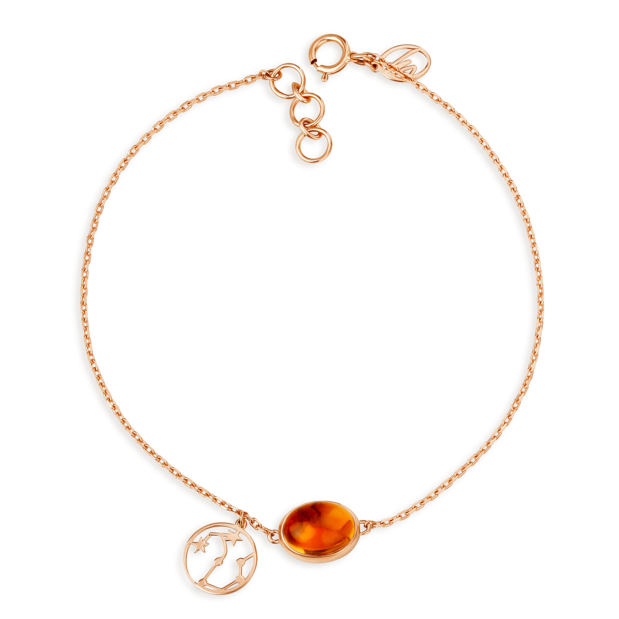 Scorpio Birthstone Rose Gold Bracelet