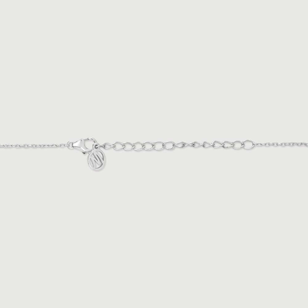 Fluid Teardrop Silver Necklace,,hi-res thumbnail 5