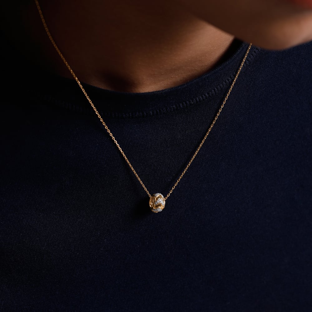 Bold Chevron Diamond Pendant,,hi-res thumbnail 2