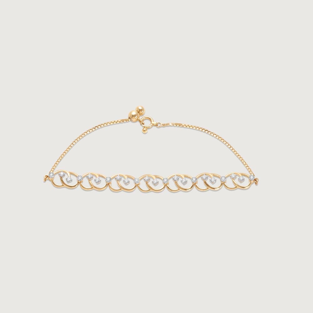 Graceful Curve Diamond Bracelet,,hi-res thumbnail 4