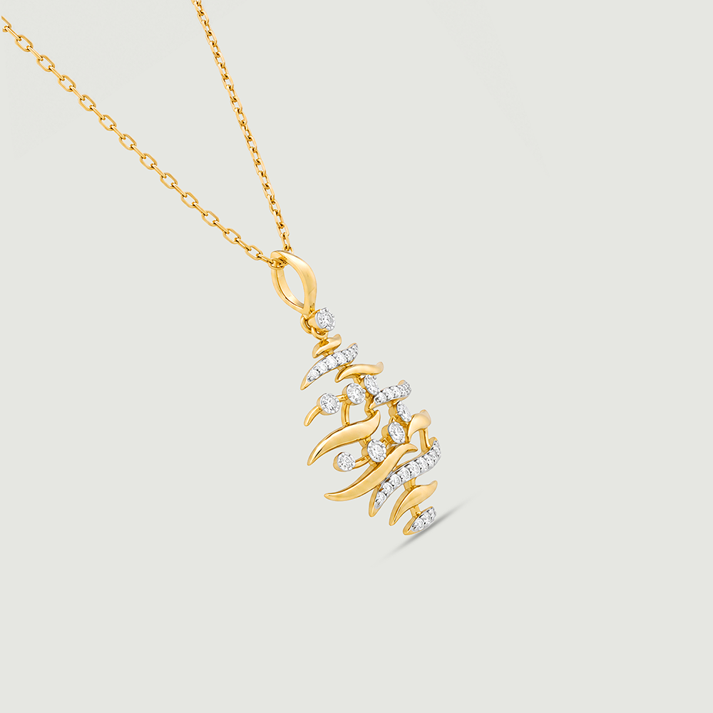 Floating Diyas Diamond Pendant,,hi-res thumbnail 5