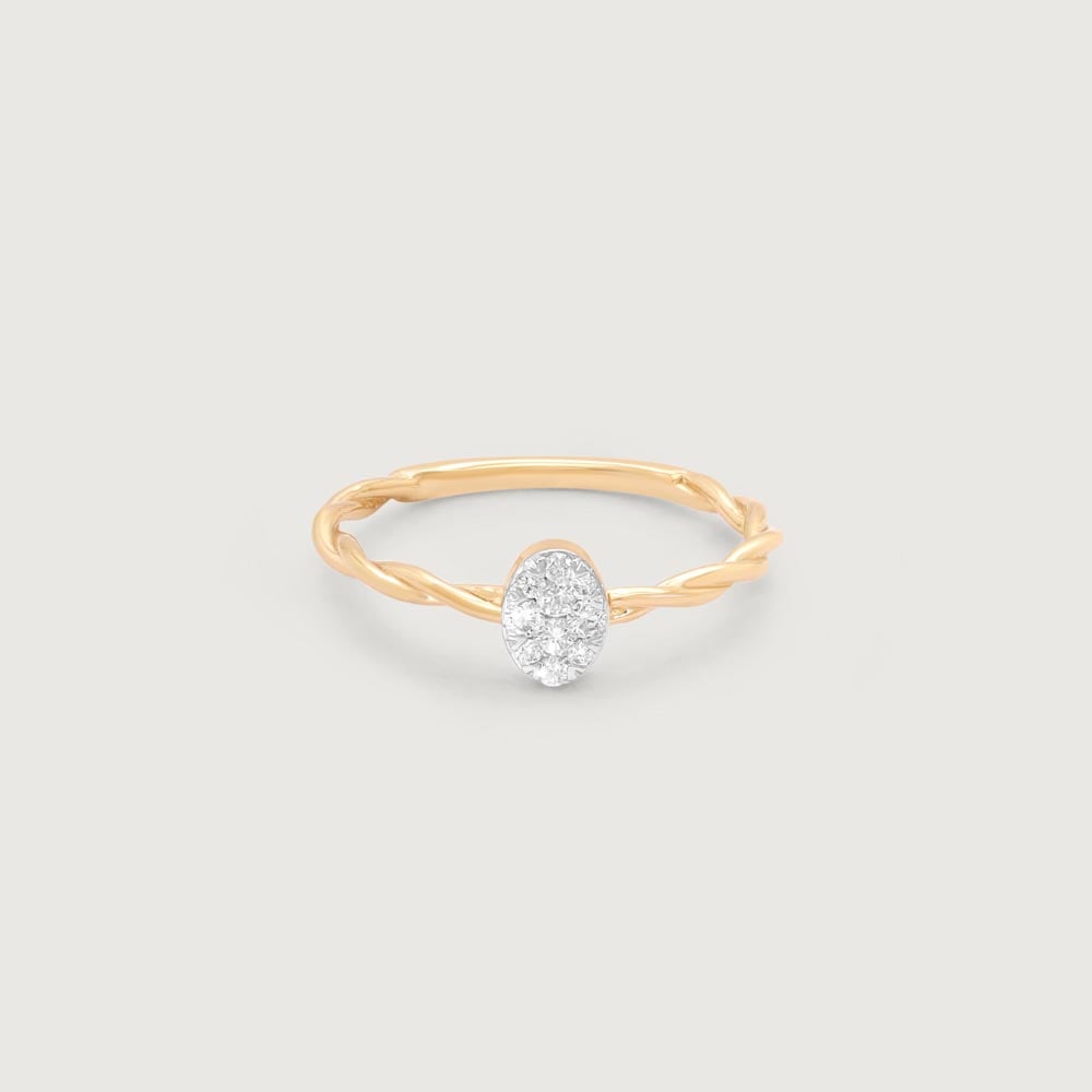 Twisted Halo Diamond Ring,,hi-res thumbnail 3