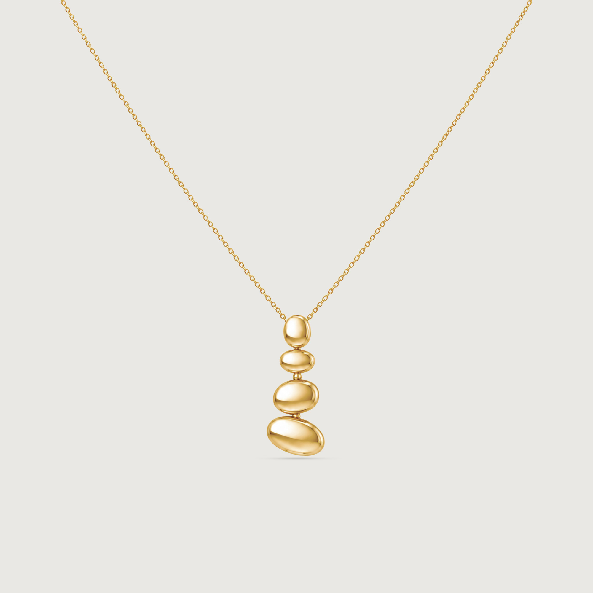 Balanced Pebble Gold Pendant,,hi-res thumbnail 5