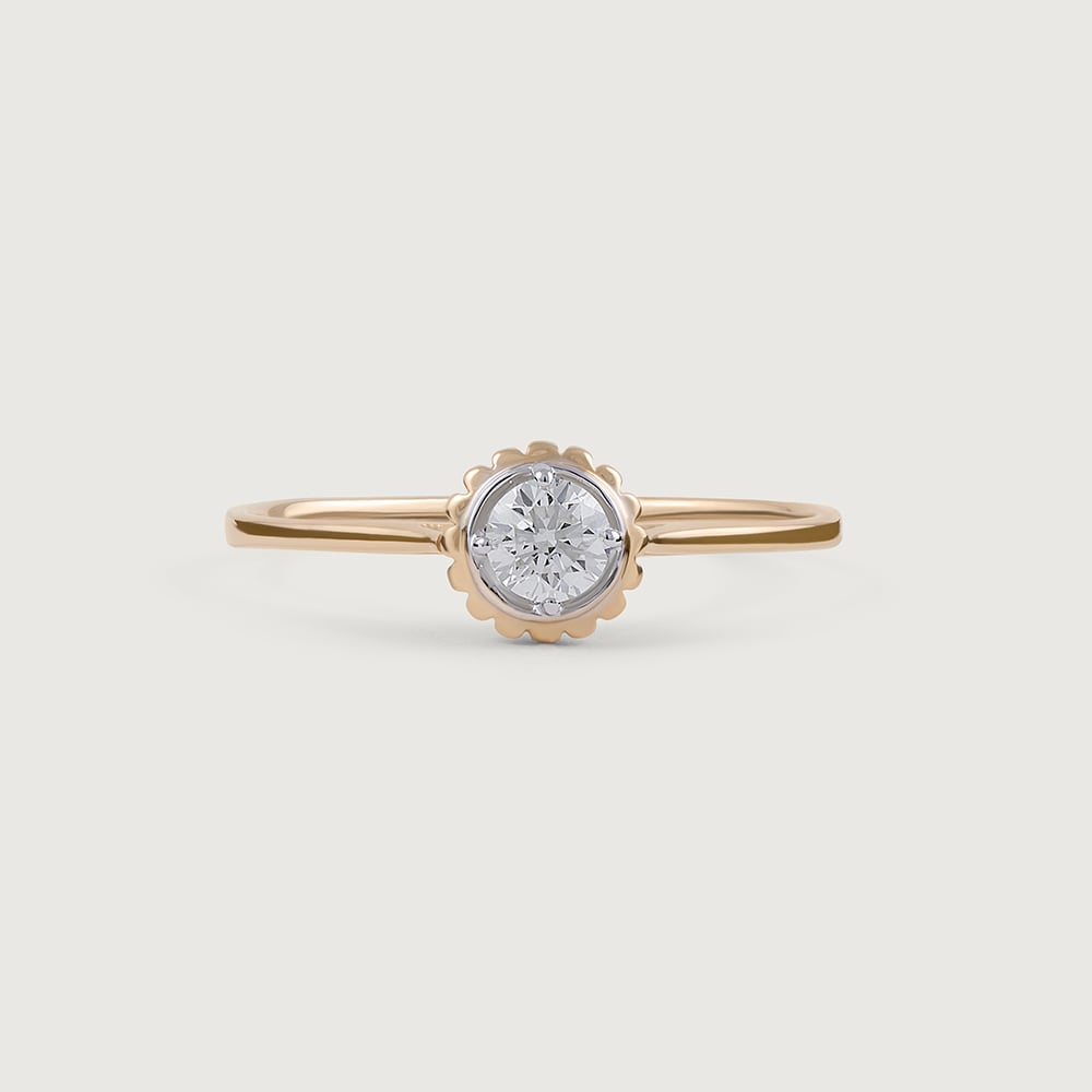 Blooming Beauty 14 kt Gold & Diamond Ring,,hi-res thumbnail 3