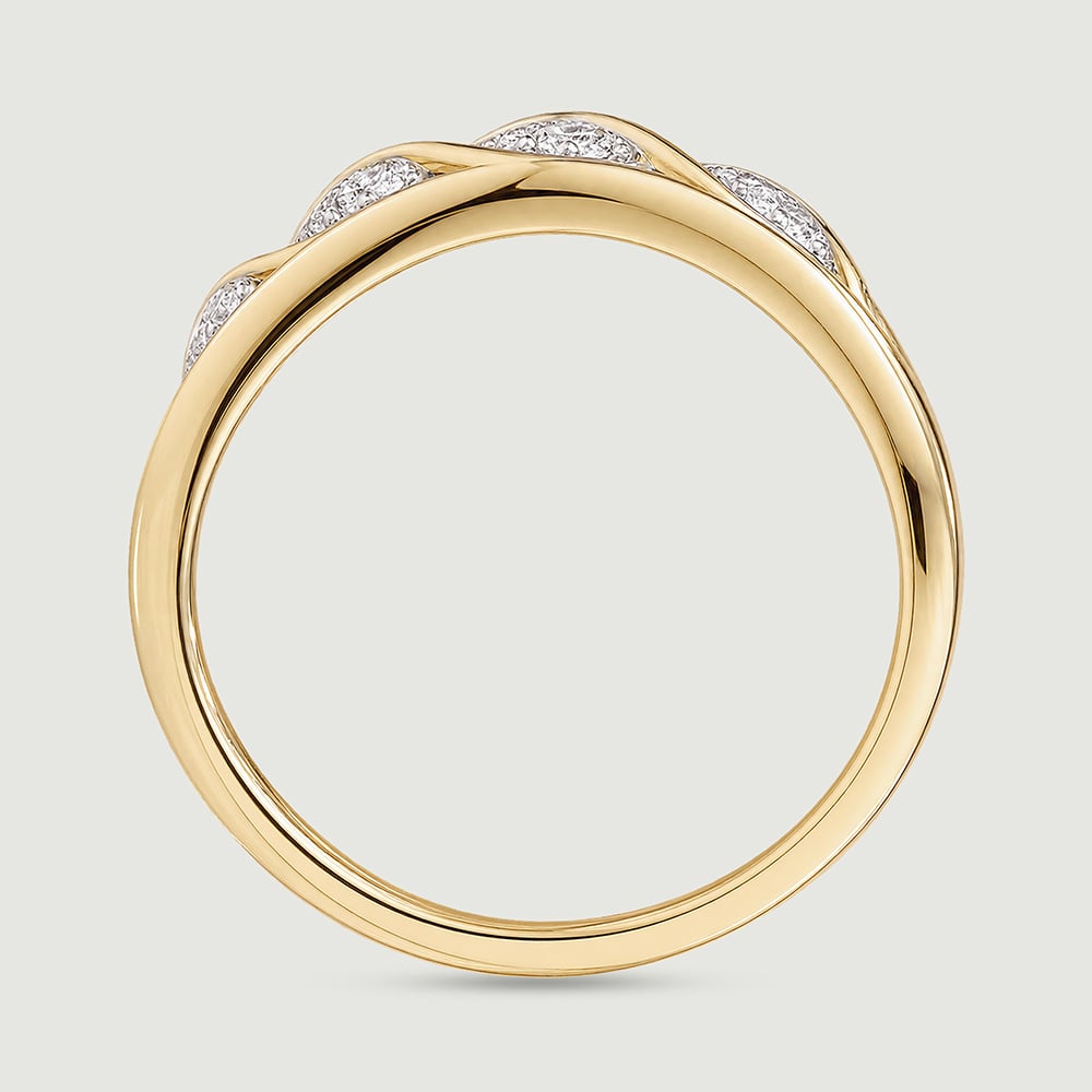 Fluid Interwoven Diamond Ring,,hi-res thumbnail 5