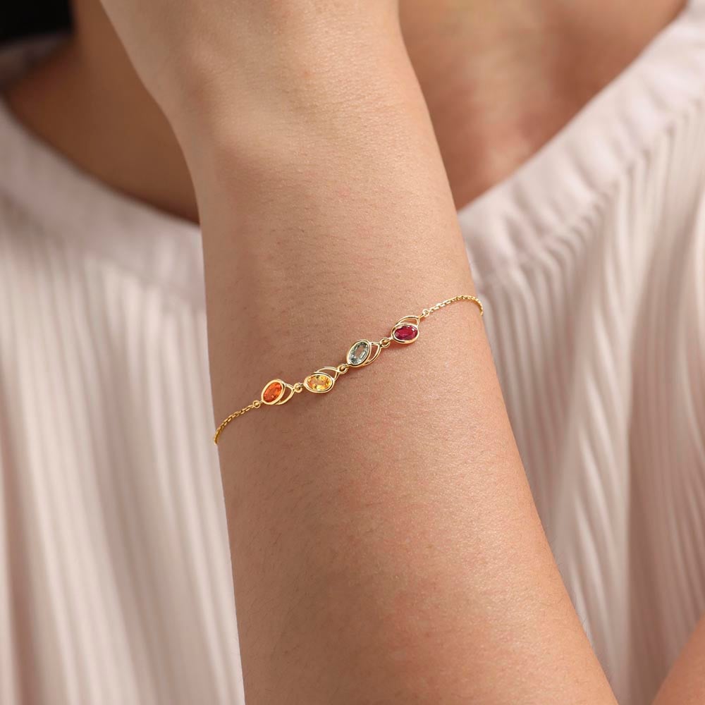 Prism Charm Sapphire Bracelet,,hi-res thumbnail 2