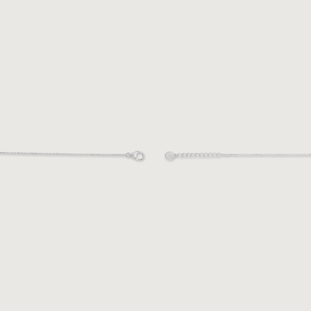 Sparkling Droplet Silver Anklet,,hi-res thumbnail 5