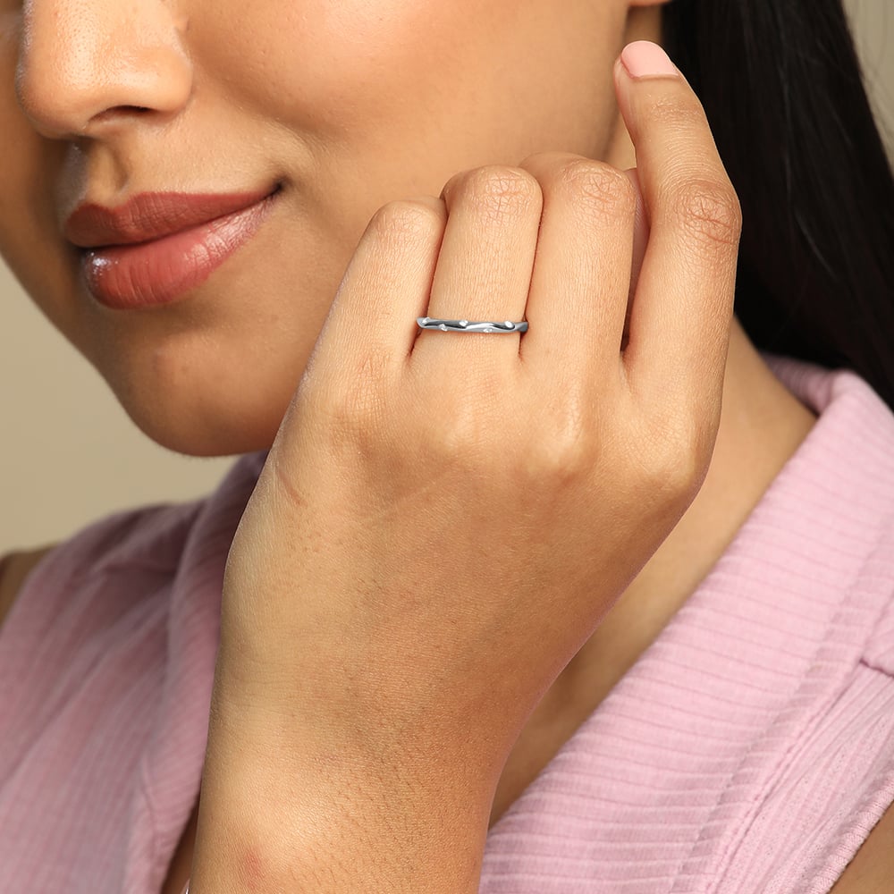 Gleam Loop Silver Ring,,hi-res thumbnail 2