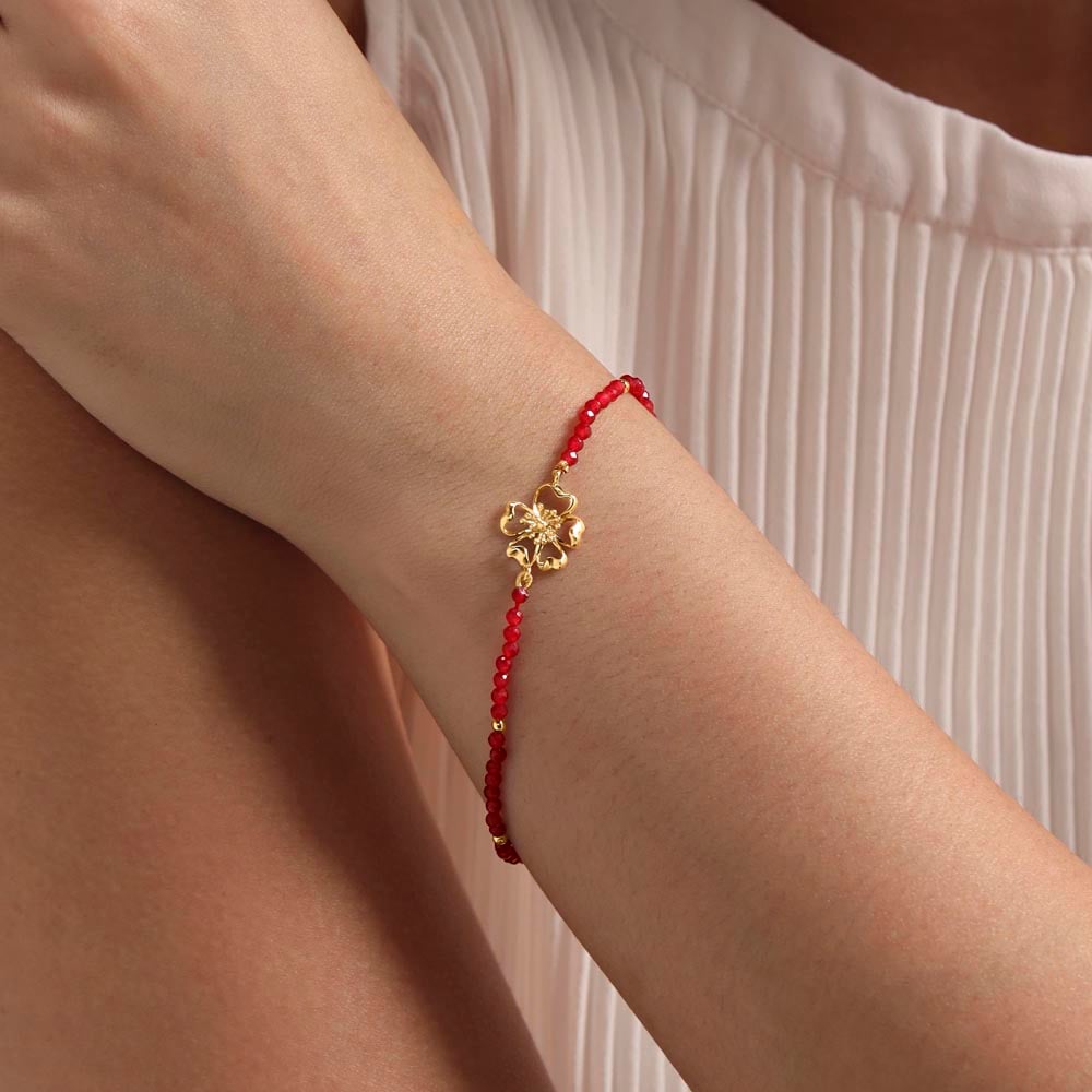 Blossom Charm Gemstone Bracelet,,hi-res thumbnail 2