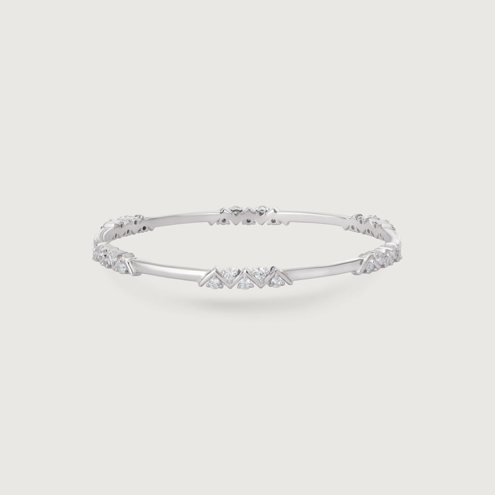 Intricate Patterned Silver Bangle,,hi-res thumbnail 3