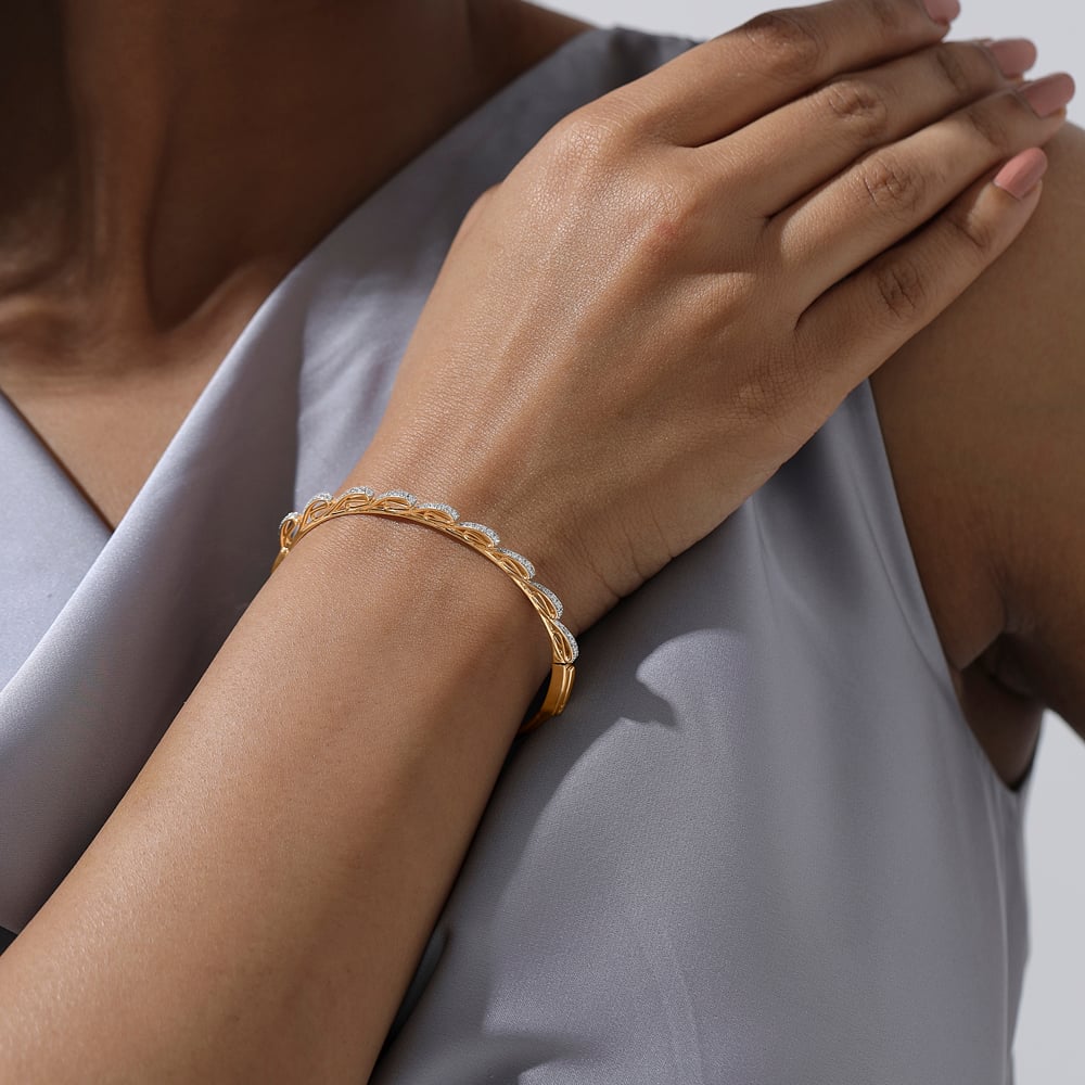 Looped Harmony Diamond Bangle,,hi-res thumbnail 2