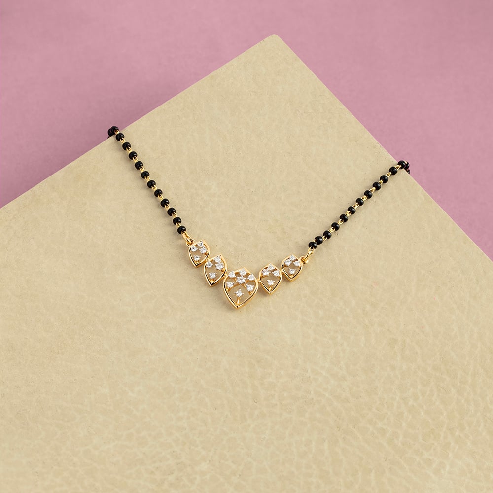 Enchanted Essence Gold and Diamond Mangalsutra