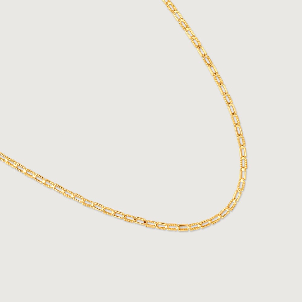 Classic Paperclip Gold Chain,,hi-res thumbnail 4