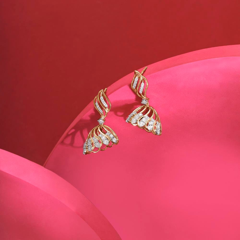 Royal Charm Diamond Jhumka