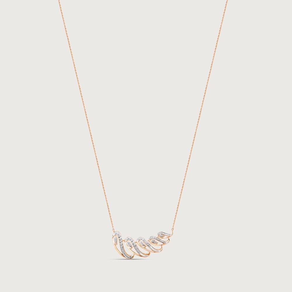 Paisley Twist Diamond Necklace,,hi-res thumbnail 4
