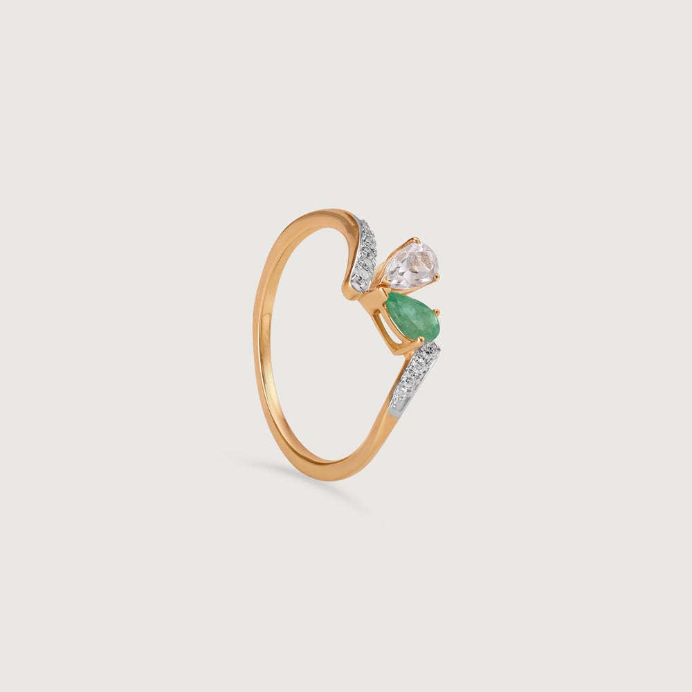 Evergreen Love Diamond & Gold Ring,,hi-res thumbnail 4