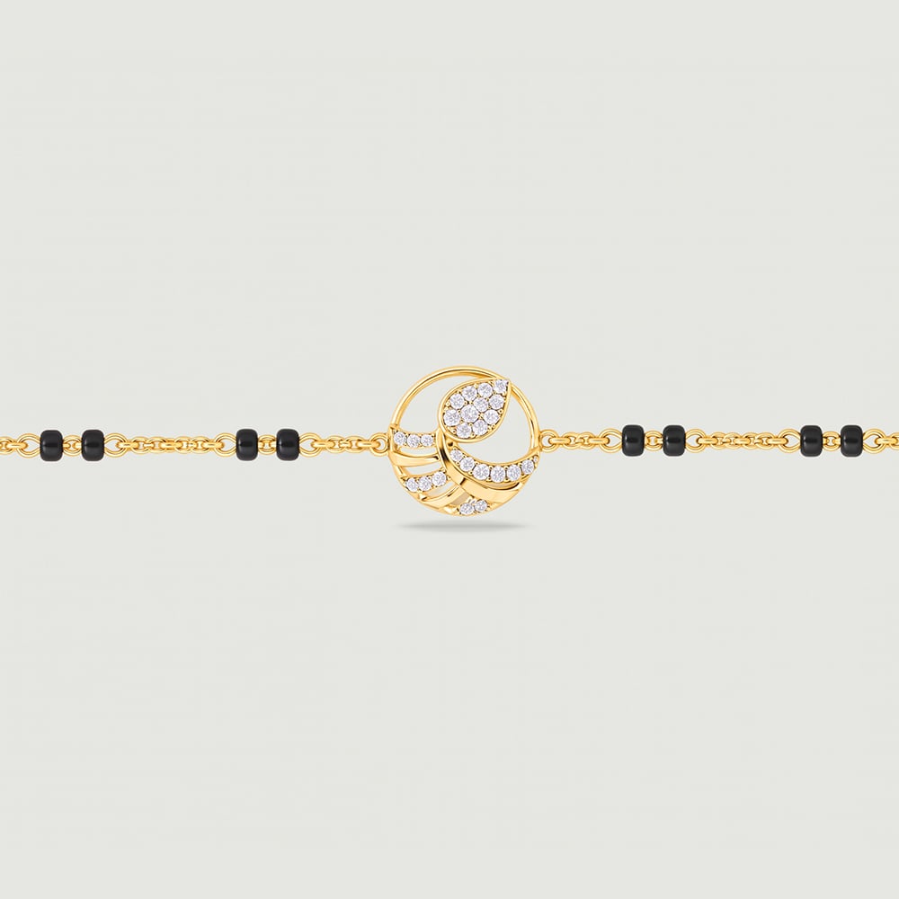 Auspicious Radiant Diamond Mangalsutra Bracelet,,hi-res thumbnail 4