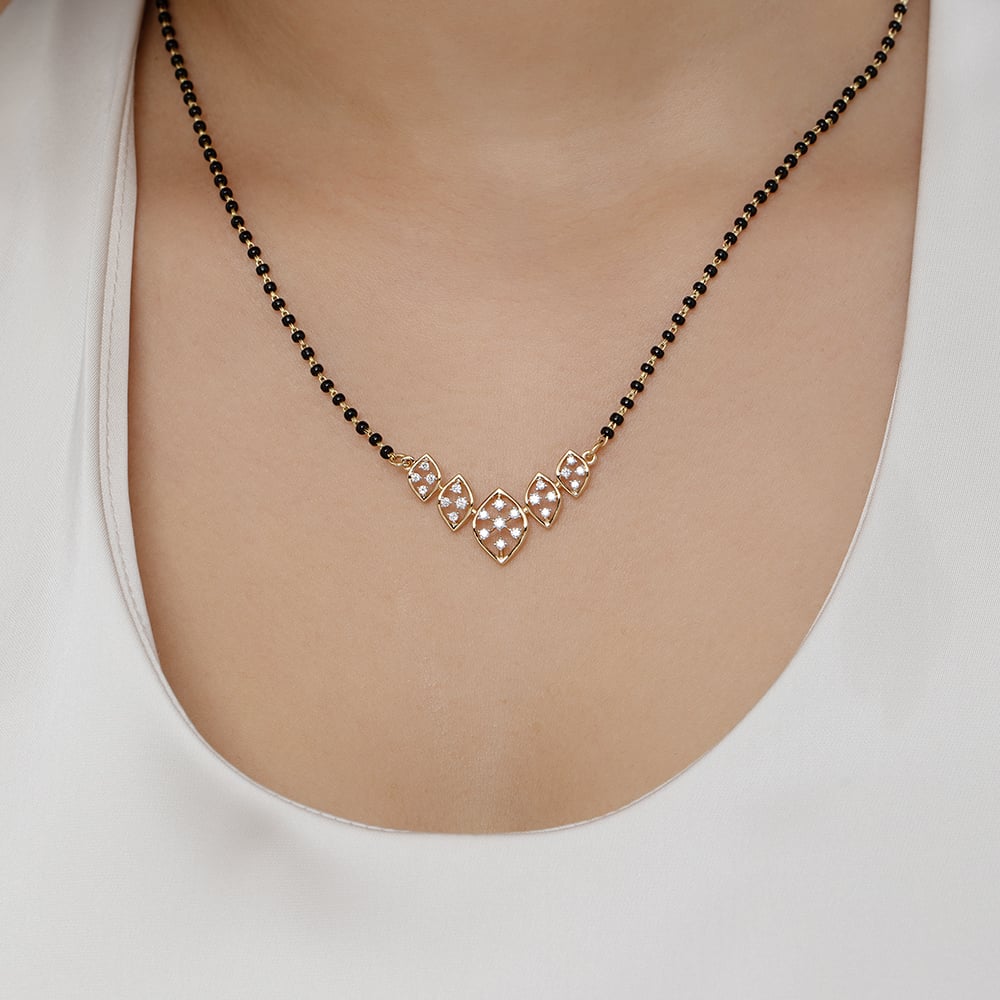 Enchanted Essence Gold and Diamond Mangalsutra,,hi-res thumbnail 2