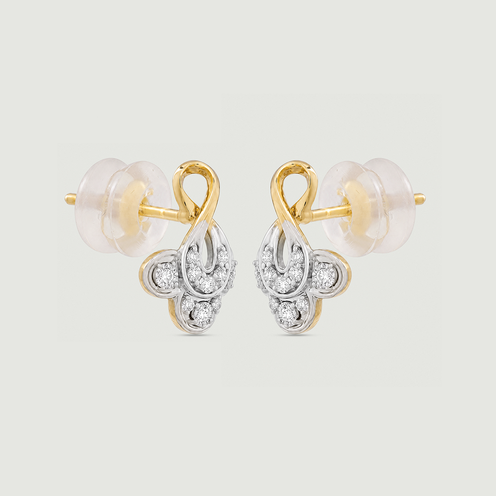 Charming Diya Diamond Stud Earrings,,hi-res thumbnail 5