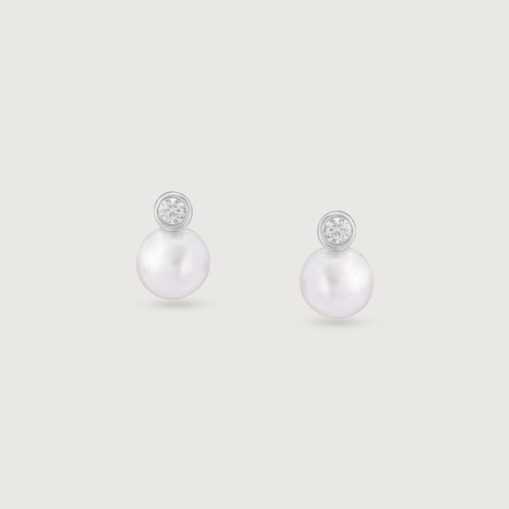 Twinkle Drop Silver Stud Earrings,,hi-res thumbnail 3